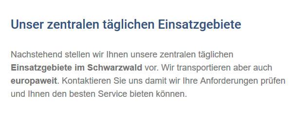 Kurierservice für  Zimmern (Rottweil)