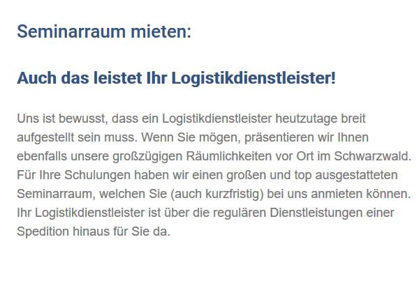 Seminarraum Vermietung für  Zimmern (Rottweil)